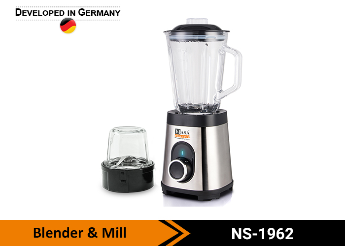 electric blender with mill
