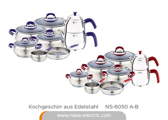 Kochgeschirr aus Edelstahl NS-6050 A-B