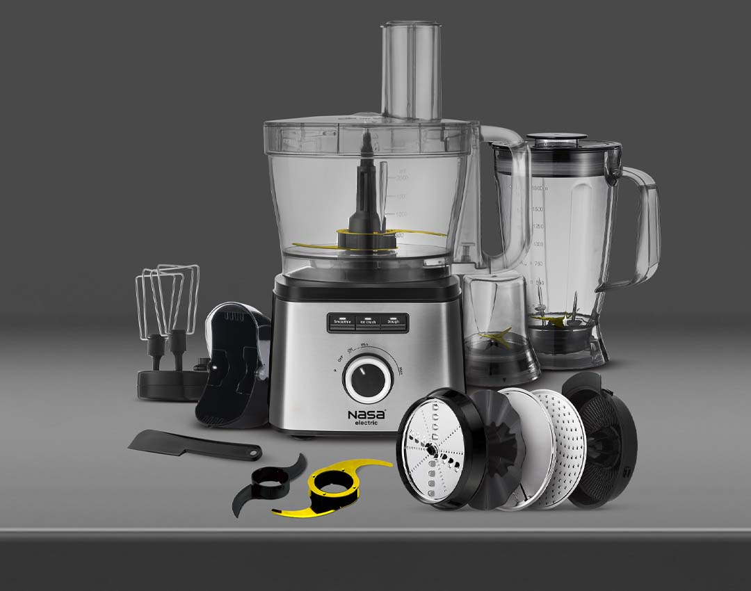 مشخصات ظاهری غذاساز چندکاره ناسا الکتریک NS-627