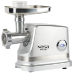 چرخ گوشت ناسا الکتریک مدل NS-320 سیلور نمای بغل