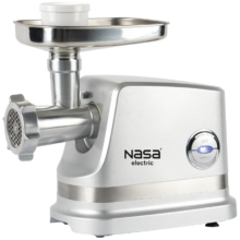 چرخ گوشت ناسا الکتریک مدل NS-320 سیلور نمای بغل