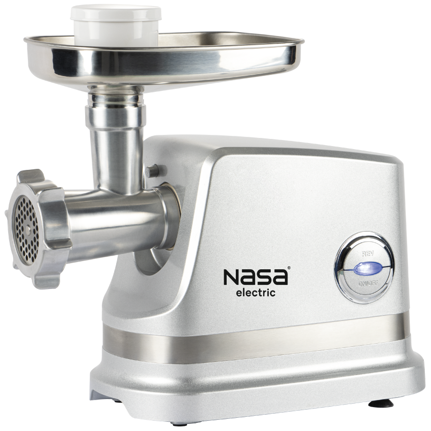 چرخ گوشت ناسا الکتریک مدل NS-320 سیلور نمای بغل