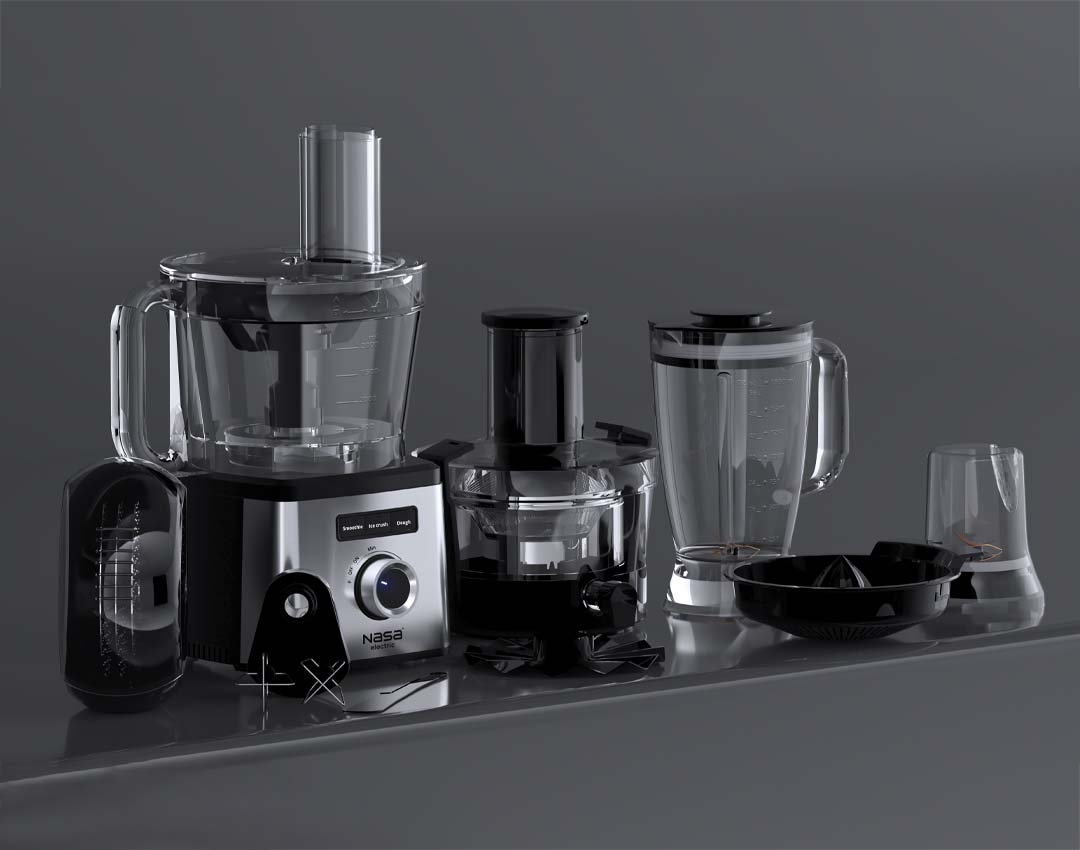 مشخصات ظاهری غذاساز چندکاره NS-628