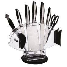 سرویس چاقوی آشپزخانه ناساالکتریک NS-702