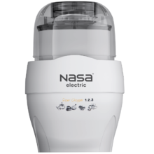 خردکن و آسیاب ناسا الکتریک مدل NS-907 رنگ سفید با درپوش شفاف