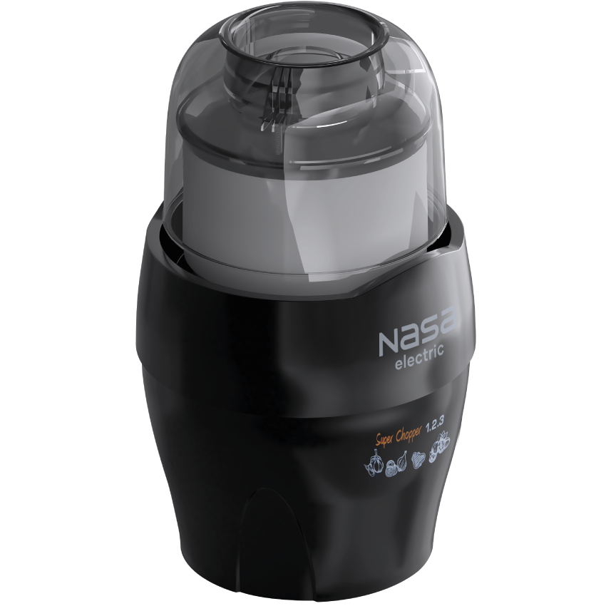 آسیاب برقی ناسا الکتریک مدل NS-907 مشکی در نمای زاویه‌دار