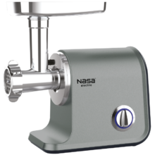 چرخ گوشت ناسا الکتریک NS-322 نقره‌ای نمای روبرو