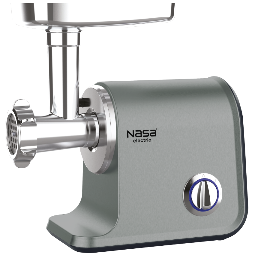 چرخ گوشت ناسا الکتریک NS-322 نقره‌ای نمای روبرو