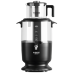 نمای روبه‌روی سماور برقی ناسا الکتریک مدل NS-525 با بدنه مشکی