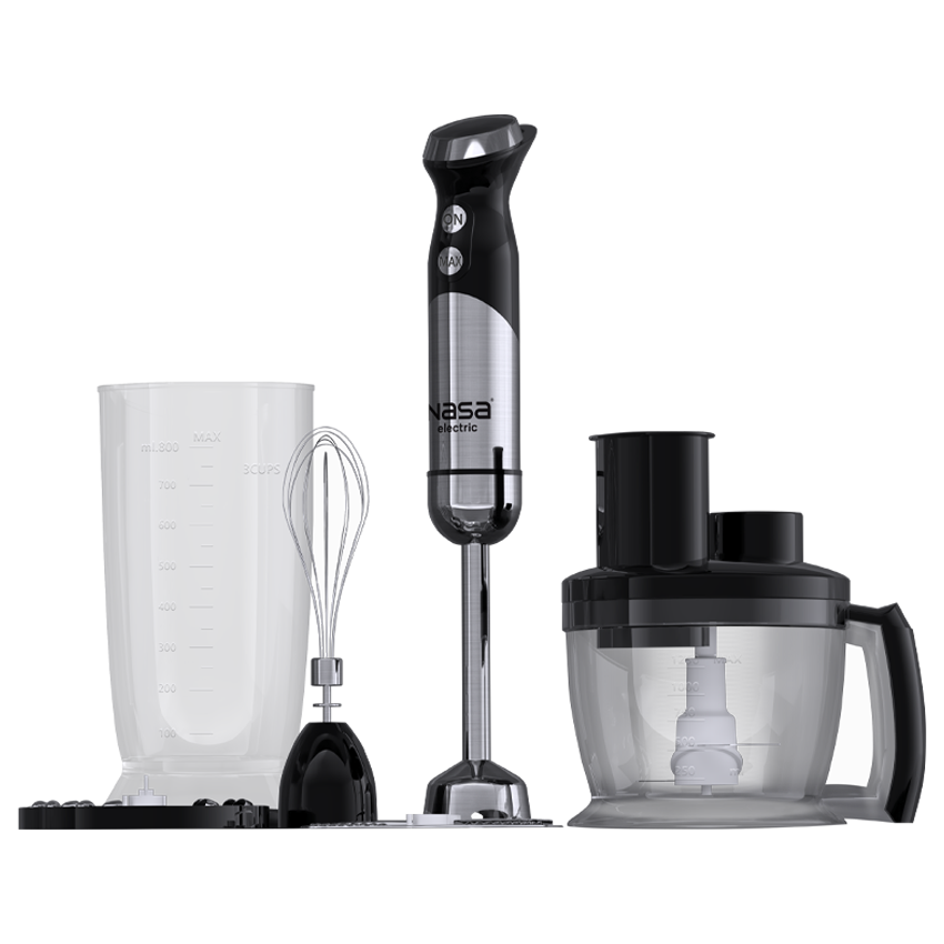 نمای نزدیک گوشت‌کوب برقی NS-990 ناسا الکتریک با دکمه‌های کنترل آسان و بدنه ضدلغزش