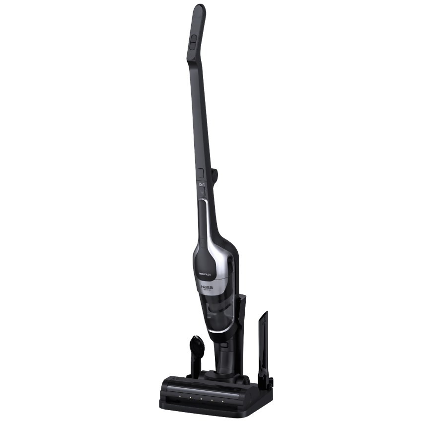جارو شارژی ناسا الکتریک NS-2021 نمای سه‌رخ