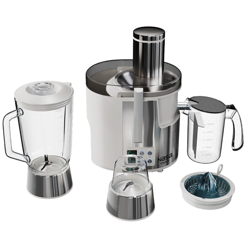 ست کامل آبمیوه‌گیر، مخلوط‌کن و آسیاب ناسا الکتریک مدل NS-945