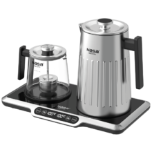 چای ساز ناسا الکتریک مدل NS-520 استیل نمای زاویه دار