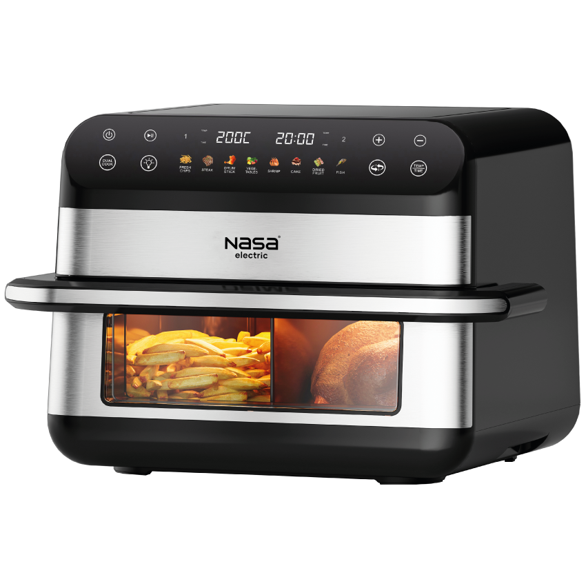 نمای سه‌رخ سرخ‌کن رژیمی ناسا الکتریک مدل NS-817