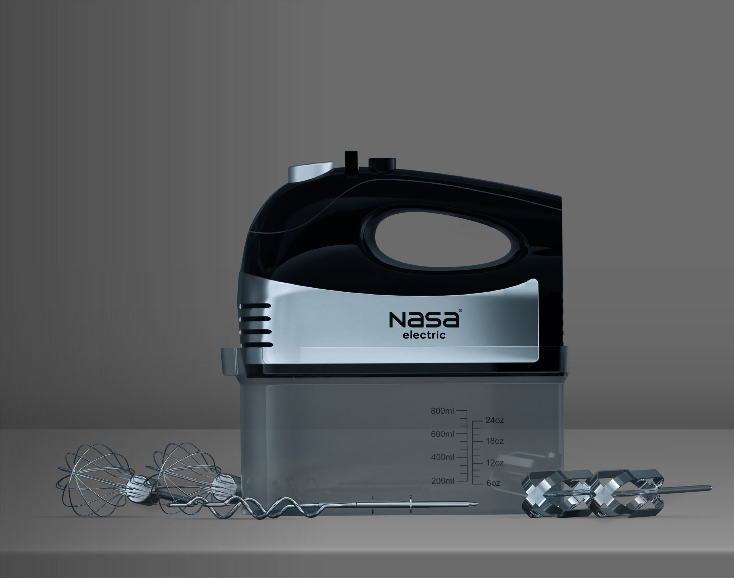 نمای کناری همزن دستی NS-979 با طراحی کاربردی
